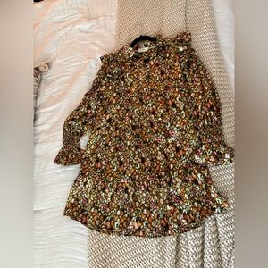 Floral Long Sleeve Dress